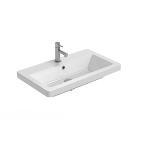 Saneux AIR 60x35cm washbasin 1TH - Gloss White