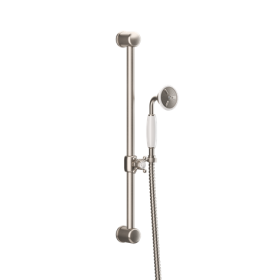 Crosswater Belgravia 600mm Slide Rail Handset And Hose-Brushed Nickel