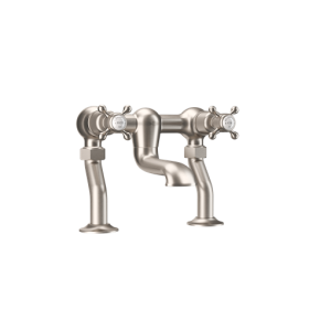 Crosswater Belgravia Crosshead Bath Filler-Brushed Nickel