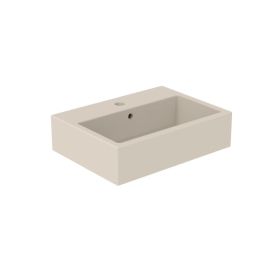 Saneux MATTEO 50x37cm washbasin 1TH - Cashmere