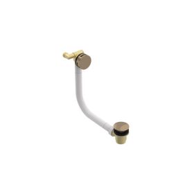 Saneux COS bath filler overflow & clicker waste - Brushed Bronze