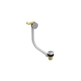 Saneux COS bath filler overflow and clicker waste - Chrome