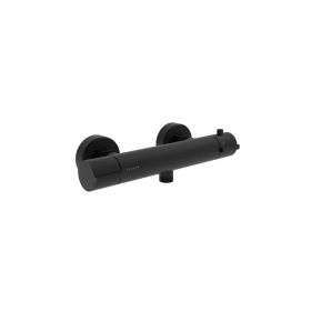 Saneux COS 2 way thermostatic bar valve - Matt Black