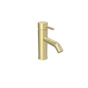 Saneux COS Basin Mixer – Brushed Brass