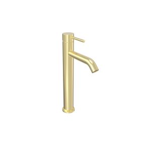 Saneux COS Tall Basin Mixer – Brushed Brass