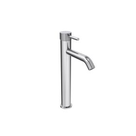 Saneux COS tall basin mixer with knurled handle - Chrome
