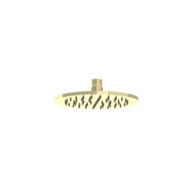 Saneux COS 200x8mm round shower head - Brushed Brass