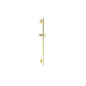 Saneux COS round shower slider rail – Brushed Brass