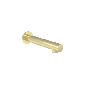 Saneux COS 220mm round bath spout - Brushed Brass-CO232.BB