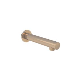 Saneux COS 220mm round bath spout - Brushed Bronze