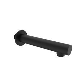 Saneux COS 220mm round bath spout - Matt Black