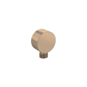 Saneux COS round shower outlet elbow - Brushed Bronze