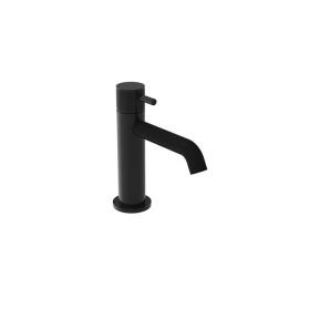 Saneux COS Basin mixer KIT - w/ Fluted handle - Satin Black (PVD)