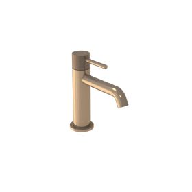 Saneux COS Basin mixer KIT - w/ Knurled handle - Brushed Bronze (PVD)