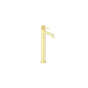 Saneux COS Tall Basin mixer KIT - w/ Knurled handle - Brushed Brass (PVD)