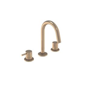 Saneux COS 3 Tap Hole Deck mounted KIT - w/ Classic handle - Brushed Bronze (PVD)