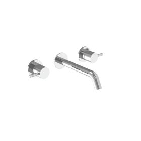 Saneux COS 3 Tap Hole Wall mounted KIT - w/ Classic spout (170mm) w/ Classic handle - Chrome