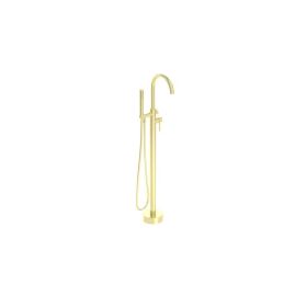 Saneux COS Floor Standing bath shower mixer - Brushed Brass (PVD)