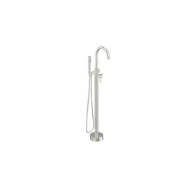 Saneux Cos Exposed Bath Shower Mixer Kit - W/ Slider Rail & 3 Function Handset - Brushed Nickel