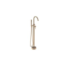 Saneux COS Floor Standing bath shower mixer - Brushed Bronze (PVD)