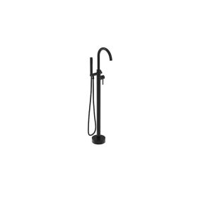 Saneux COS Floor Standing bath shower mixer - Satin Black (PVD)