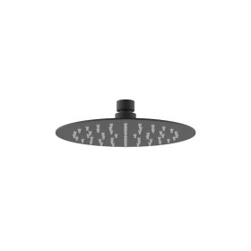 Saneux COS 200x2mm slim round shower head - Matt Black