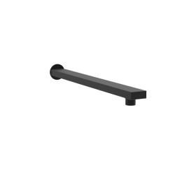 Saneux TOOGA 400mm wall mounted shower arm - Matt Black