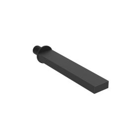 Saneux TOOGA 200mm square bath spout - Matt Black