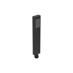 Saneux TOOGA slim square shower handset - Matt Black