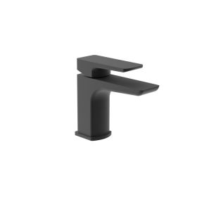 Saneux FUJI mini basin mixer & clicker waste - Matt Black