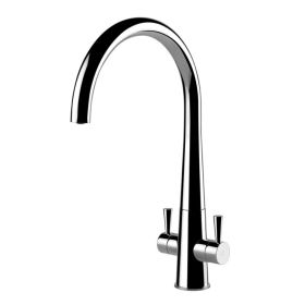 Clearwater Corona C Spout Kitchen mixer Tap Chrome