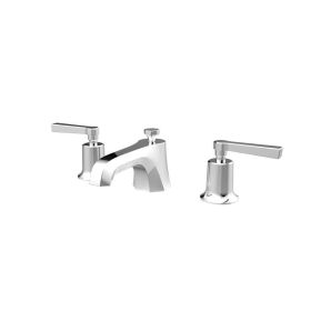 Saneux CROMWELL 3 piece lever handle basin mixer & waste - Chrome