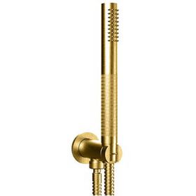 Crosswater UNION Wall Outlet & Handset Brushed Brass