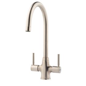 Clearwater Davina Kitchen mixer Tap Brushed Nickel