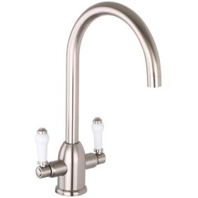 Clearwater Dephini Mono Kitchen mixer Tap Brushed Nickel