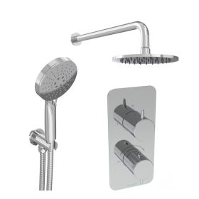 Saneux EDEN 2 way shower kit - w/ 3 Function Handset and Shower Head - Chrome