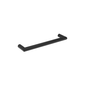 Saneux EMBER 450mm round electric towel rail - 12V - Matt Black - SIZE Tolerance between 440 - 445mm