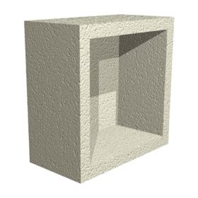 Abacus Waterproof Recessed Storage Unit - 350x350x100mm
