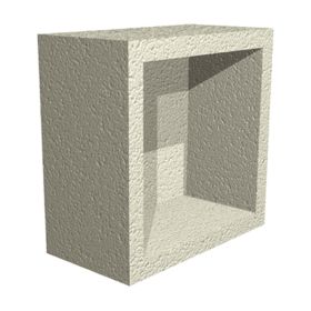 Abacus Waterproof Recessed Storage Unit - 350x350x180mm