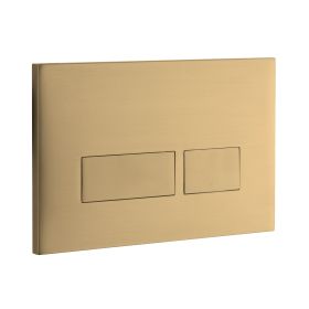 Abacus Trend 2 Press Panel - Stainless Steel with Brushed Brass Finish