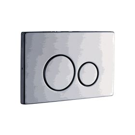 Abacus Iso 2 Press Panel - Chrome