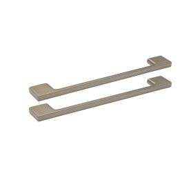 Abacus Furniture Handle Pack For Shaker Floor Units Brushed Nickel (2 Pack) FNHD-72-8202