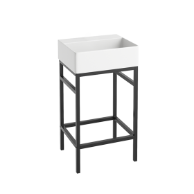 Abacus Concept Noir 80cm 0TH Basin And Washstand