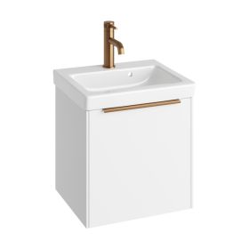 Abacus S3 concepts 45cm Basin furniture pack - Matt White