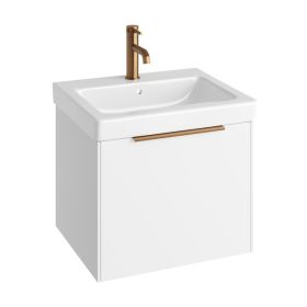 Abacus S3 concepts 55cm Basin furniture pack - Matt White