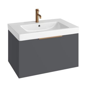 Abacus S3 concepts 80cm Basin furniture pack - Matt Anthracite
