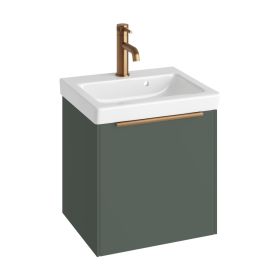 Abacus S3 concepts 45cm Basin furniture pack - Matt Sage Green