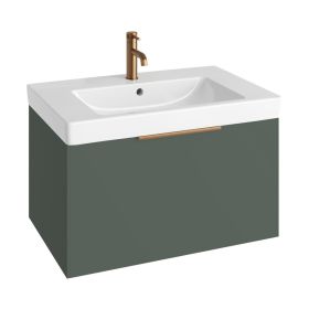 Abacus S3 concepts 80cm Basin furniture pack - Matt Sage Green