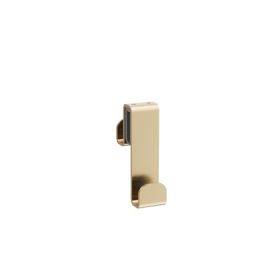 Crosswater Fold Single Over Shower Hook-Brushed Brass