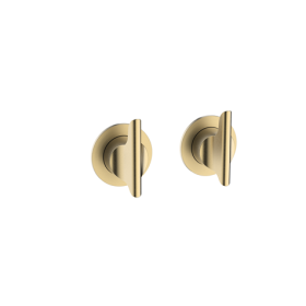 Crosswater Module Foile 2 Handle Set Brushed Brass
